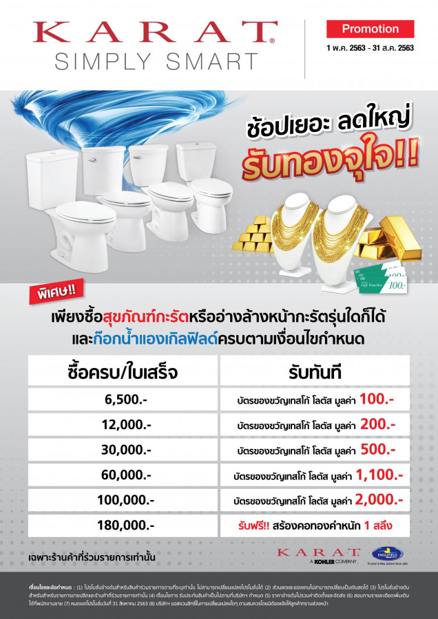 ช้อปเยอะ ลดใหญ่ รับทองจุใจ